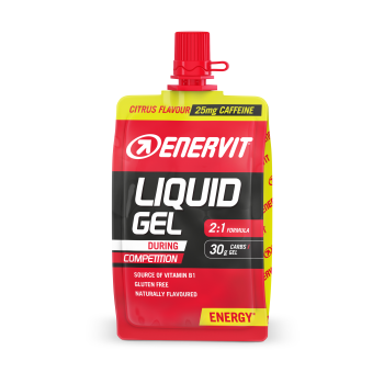 Enervit LIQUID GEL COMPETITION CITRUS WITH CAFFEINE 60ML, športna prehrana