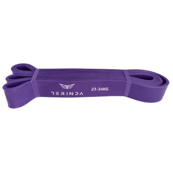 Terinda POWER BAND LATEX, fitnes trak, vijolična