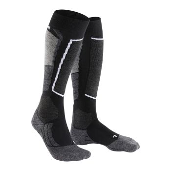 Falke SK2 INTERMEDIATE M, moške smučarske nogavice, črna