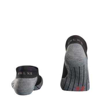 Falke RU4 ENDURANCE INVISIBLE, moške tekaške nogavice, siva