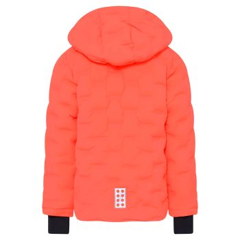 Lego kidswear LWJIPE 706, otroška smučarska jakna, rdeča