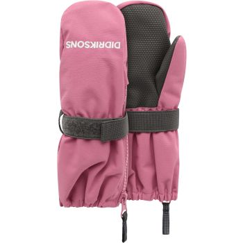 Didriksons BIGGLES ZIP MITTEN 9, otroške smučarske rokavice, roza