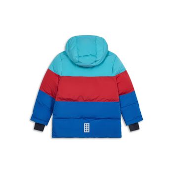 Lego kidswear LWJAZ 805, otroška smučarska jakna, modra