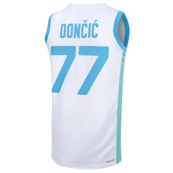 Nike KZS SLOVENIA LIMITED HOME JERSEY LUKA DONČIĆ 2024, majica, bela