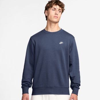 Nike M NK CLUB BB CREW, moški pulover, modra