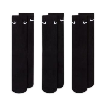 Nike U NK EVERYDAY CUSH CREW 3PR, nogavice m.kr fit, črna