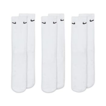 Nike U NK EVERYDAY CUSH CREW 3PR, nogavice m.kr fit, bela