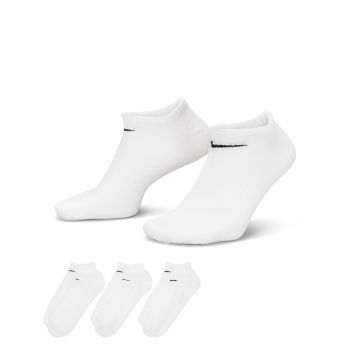 Nike U NK EVERYDAY LTWT NS 3PR, nogavice m.kr fit, bela