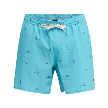 Quiksilver STRETCH PRINTED VOLLEY 16, moške kopalne hlače, modra