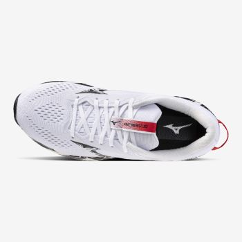 Mizuno WAVE RIDER 30 DISCLOSURE, moški tekaški copati, bela