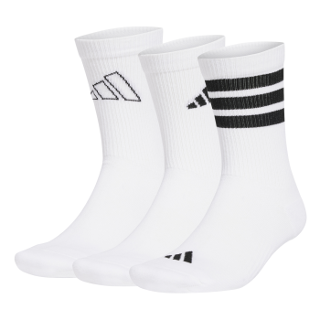 Adidas LOGO PACK 3PP, nogavice m.kr fit, bela