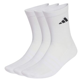 Adidas C ESS CRW 3P, nogavice m.kr fit, bela