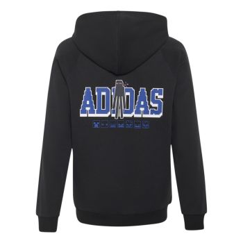 Adidas J MC HOODIE, pulover o., črna