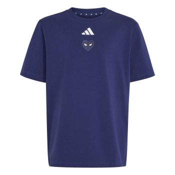 Adidas J MRVL SM GFX T, maja o.kr, modra