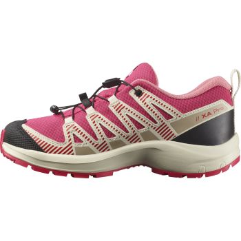 Salomon XA PRO V8 WP J, pohodni čevlji, roza