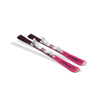 Elan RC MAGIC JRS + EL 7.5 GW, set otroških all round smuči, roza