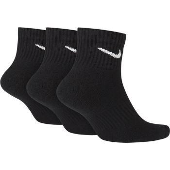 Nike U NK EVERYDAY CUSH ANKLE 3PR, nogavice m.kr fit, črna