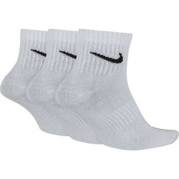 Nike U NK EVERYDAY LTWT ANKLE 3PR, nogavice m.kr fit, bela