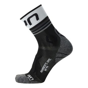 Uyn RUNNER'S ONE SHORT SOCKS MAN, moške tekaške nogavice, črna
