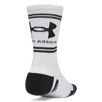 Under Armour NEW PERF TECH NOV 3PK CRW, nogavice m.fit, bela