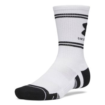 Under Armour NEW PERF TECH NOV 3PK CRW, nogavice m.fit, bela