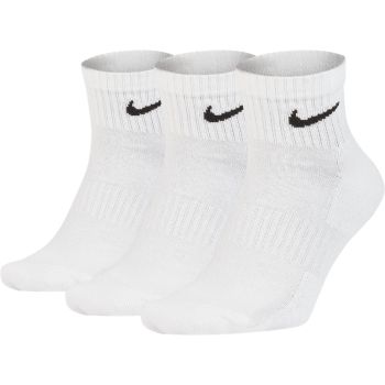 Nike U NK EVERYDAY CUSH ANKLE 3PR, nogavice m.kr fit, bela
