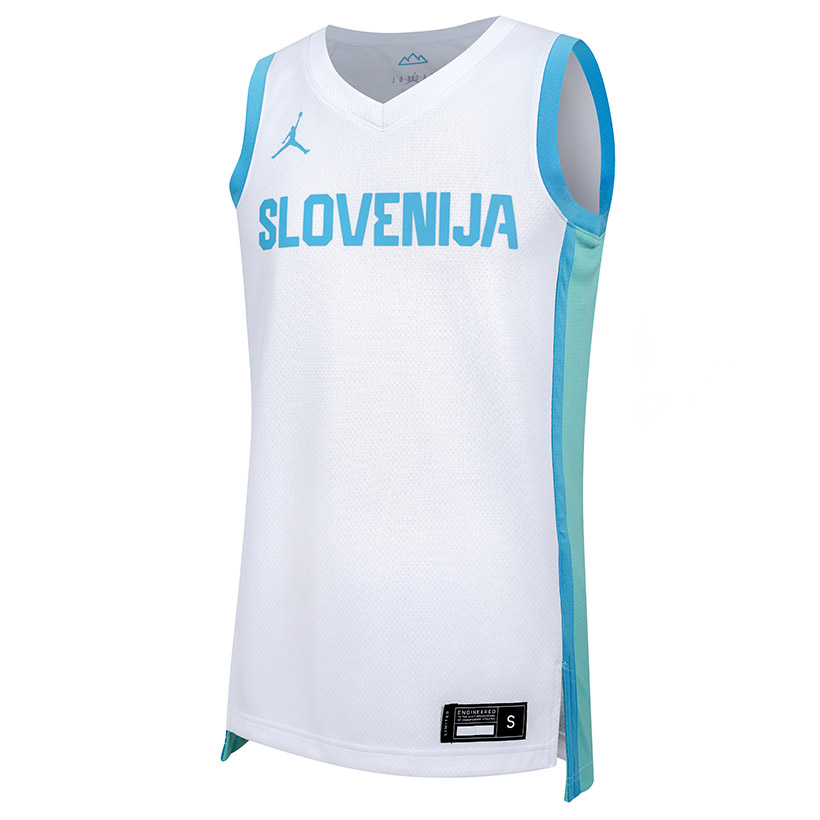 Nike KZS SLOVENIA LIMITED HOME JERSEY 2024, majica, bela