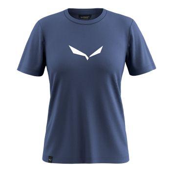Salewa SOLID DRY W T-SHIRT, maja ž.kr poh, modra