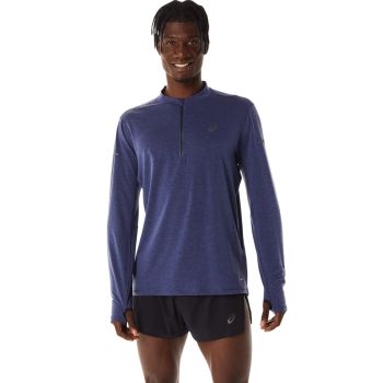Asics METARUN 1/2 ZIP LS TOP, puli m.tek zip, vijolična