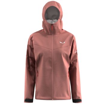 Salewa PUEZ 2.5L PTX JACKET W, ženska pohodna jakna, roza