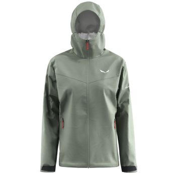 Salewa PUEZ 2.5L PTX JACKET W, ženska pohodna jakna, zelena
