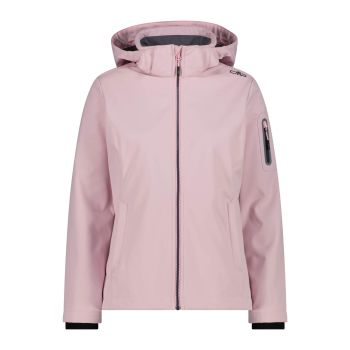 CMP WOMAN JACKET ZIP HOOD, ženska pohodna jakna, roza