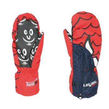 Level LUCKY MITT, otroške smučarske rokavice, modra