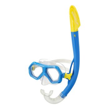 Speedo LEISURE JUNIOR DUAL LENSES AND SNORKEL COMBO, set za potapljanje, modra