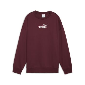 Puma ESS NATURE 2.0  OVERSIZED CREW FL, ženski pulover, rdeča