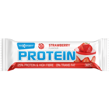 Maxsport PLOŠČICA PROTEIN STRAWBERRY, športna prehrana