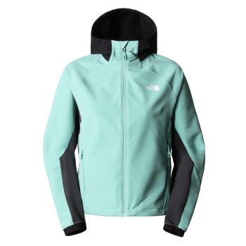 The North Face W AO SOFTSHELL HOODIE, ženska pohodna jakna, modra