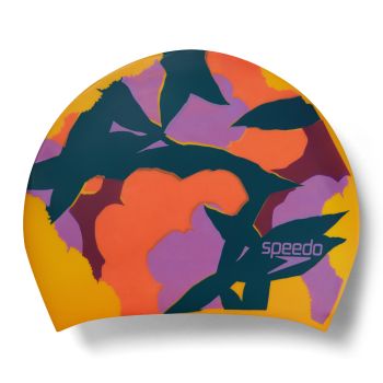 Speedo PRT LONG HAIR CAP AF, kapa ž.plav, večbarvno