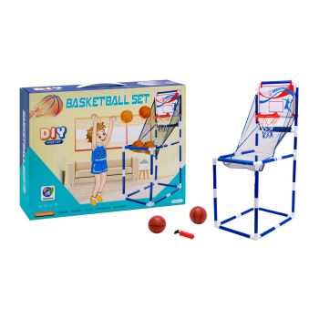 Unika BASKETBALL SET, košarkarska tabla z obročem, večbarvno