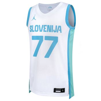 Nike KZS SLOVENIA LIMITED HOME JERSEY LUKA DONČIĆ 2024, majica, bela