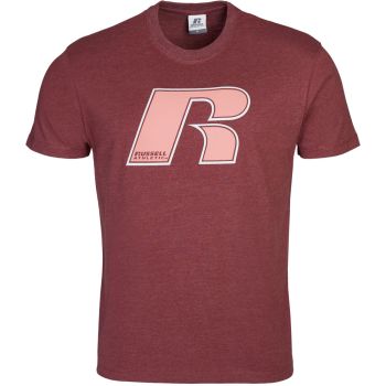 Russell Athletic R - S/S CREWNECK TEE SHIRT, maja m.kr, rdeča