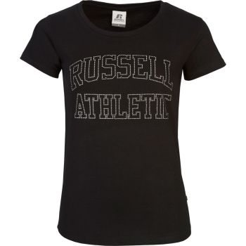 Russell Athletic AUTH. D - SS CREWNECK TEE SHIRT, ženska majica, črna