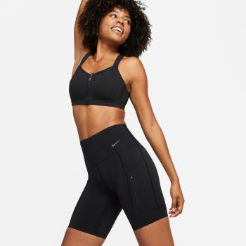 Nike W NK DF GO HR 8IN SHORT, pajke ž.kr fit, črna