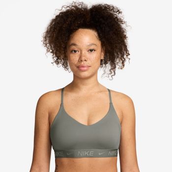 Nike W NK DF INDY LGT SPT BRA, ženski športni nedrček, siva