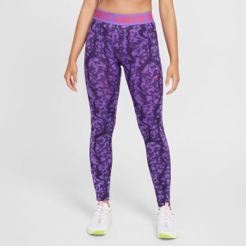 Nike G NP DF TIGHT SPORT AOP, pajke o.fit, vijolična