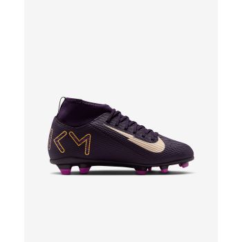 Nike JR SUPERFLY 10 CLUB KM FG/MG, otroški nogometni čevlji, vijolična