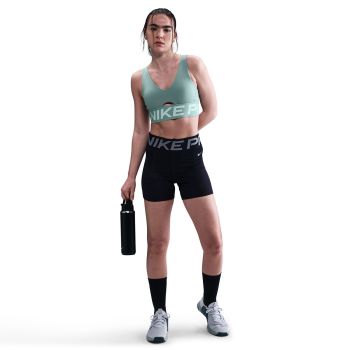Nike W NP INDY PLUNGE BRA BOLD, ženski športni nedrček, zelena