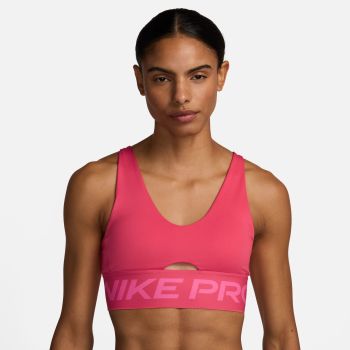 Nike W NP INDY PLUNGE BRA BOLD, ženski športni nedrček, roza