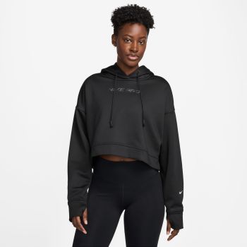 Nike W NP TF FLC HOODIE GG GRX, pulover ž.fit, črna
