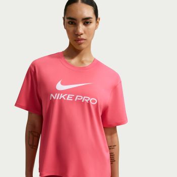 Nike W NP DF 365 SS LOOSE TOP, maja, roza